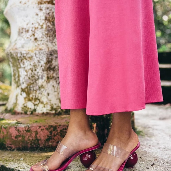 Cult Gaia Womens Nhu Square Toe Slip on Slide Sandals - Picture 2 of 3